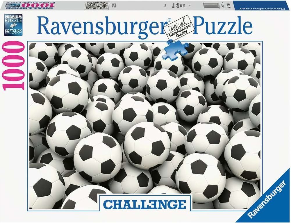 Challenge - Focilabdák Ravensburger 1000 darabos kirakó puzzle (RA - 17363) - puzzlegarden