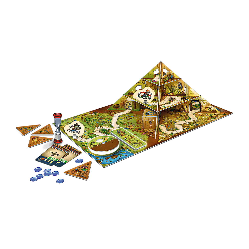 Spy Guy: A fáraó piramisa – játéktábla és tartozékok