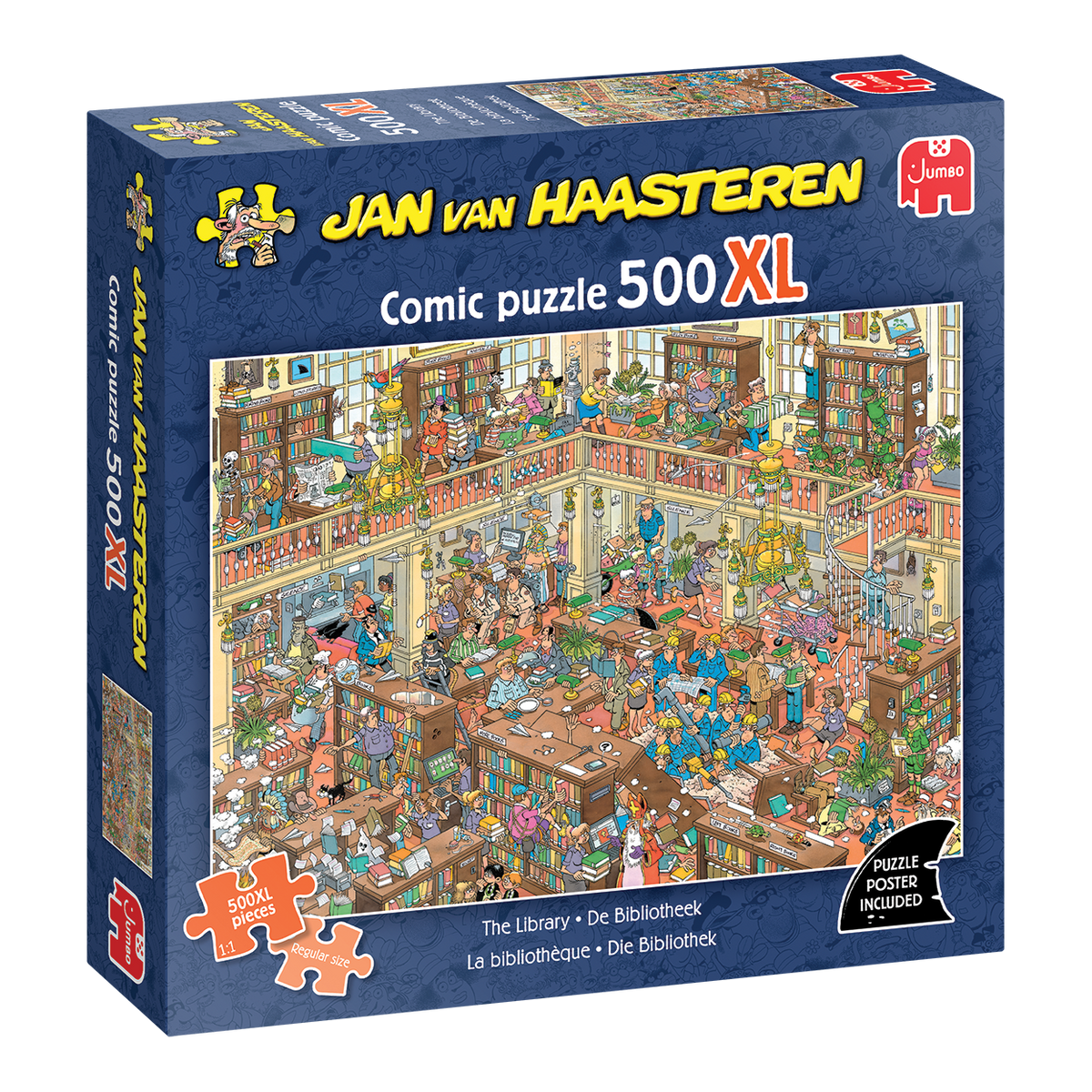 Jan van Haasteren – A könyvtár – doboz