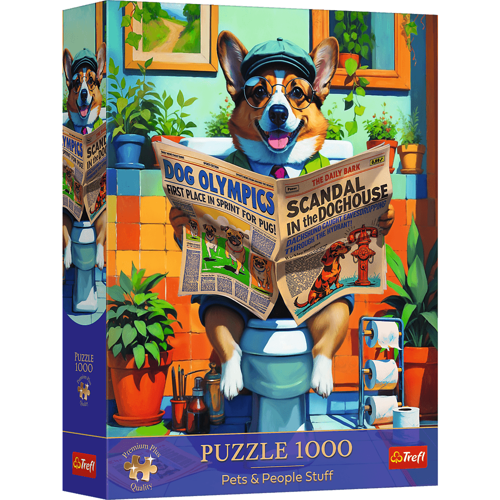 Pets & People Stuff: Corgi a mosdóban – a kirakó doboza