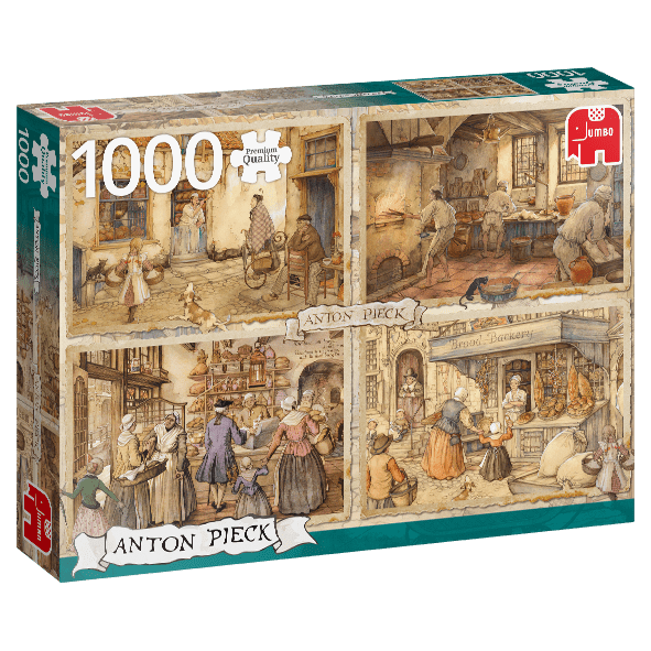 Anton Pieck - Pékek a XIX. században Jumbo 1000 darabos kirakó puzzle (JU - 18818) - puzzlegarden