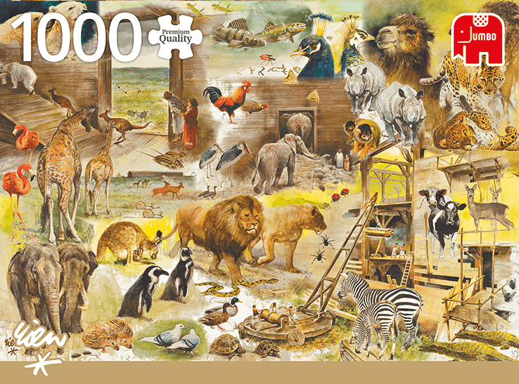 A Bárka Építése Jumbo 1000 darabos kirakó puzzle (JU - 18854) - puzzlegarden