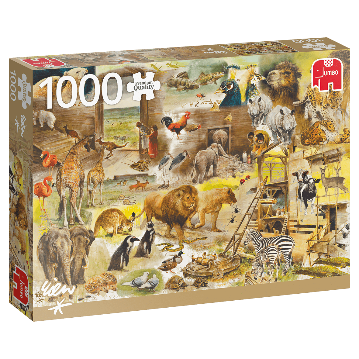 A Bárka Építése Jumbo 1000 darabos kirakó puzzle (JU - 18854) - puzzlegarden