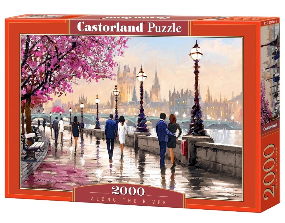 A folyó mentén Castorland 2000 darabos kirakó puzzle (C - 200566) - puzzlegarden