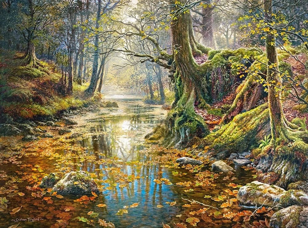 Az őszi erdő emléke Castorland 2000 darabos kirakó puzzle (C - 200757) - puzzlegarden