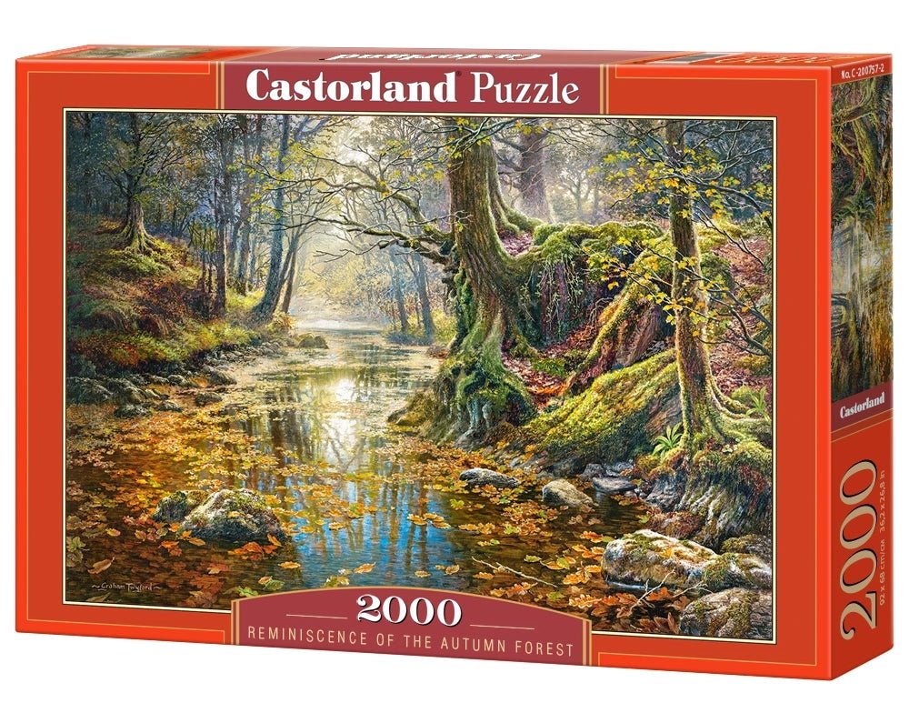 Az őszi erdő emléke Castorland 2000 darabos kirakó puzzle (C - 200757) - puzzlegarden