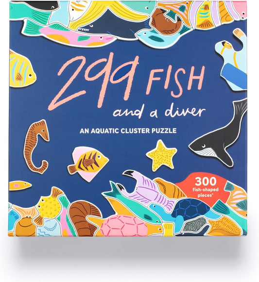 299 hal és egy búvár Laurence King 300 darabos kirakó puzzle (LK - 9780857829535) - puzzlegarden