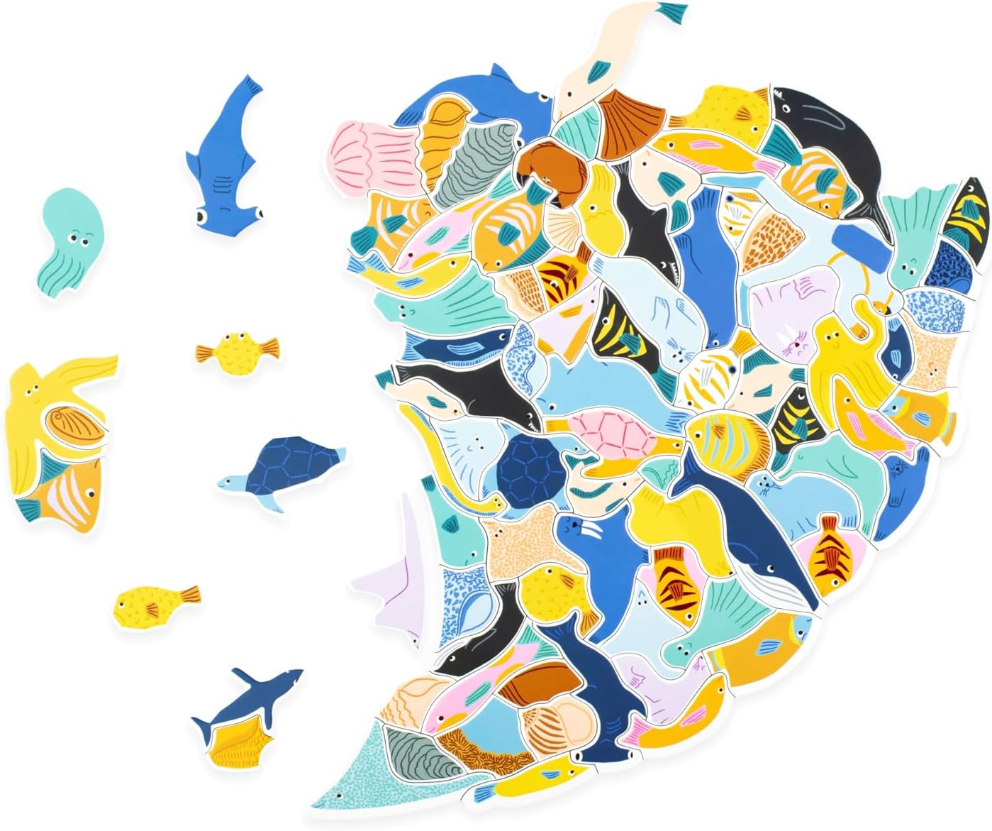 299 hal és egy búvár Laurence King 300 darabos kirakó puzzle (LK - 9780857829535) - puzzlegarden