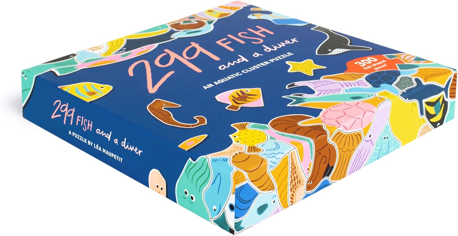 299 hal és egy búvár Laurence King 300 darabos kirakó puzzle (LK - 9780857829535) - puzzlegarden