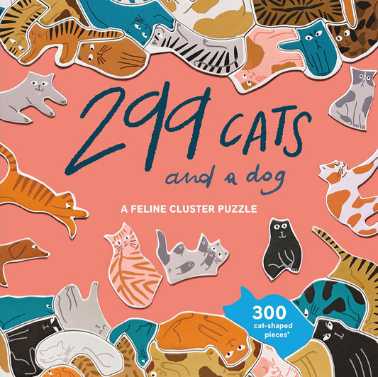 299 macska és egy kutya Laurence King 300 darabos kirakó puzzle (LK - 9781786276582) - puzzlegarden