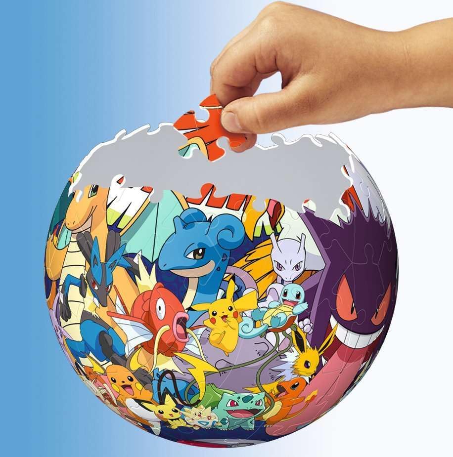 3D Puzzle - Ball - Pokémon Ravensburger 73 darabos kirakó puzzle (RA - 11785) - puzzlegarden