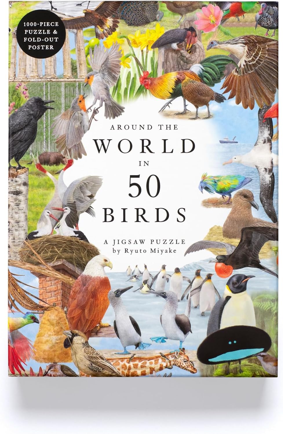 50 madár a világ körül Laurence King 1000 darabos kirakó puzzle (LK - 9781399620024) - puzzlegarden