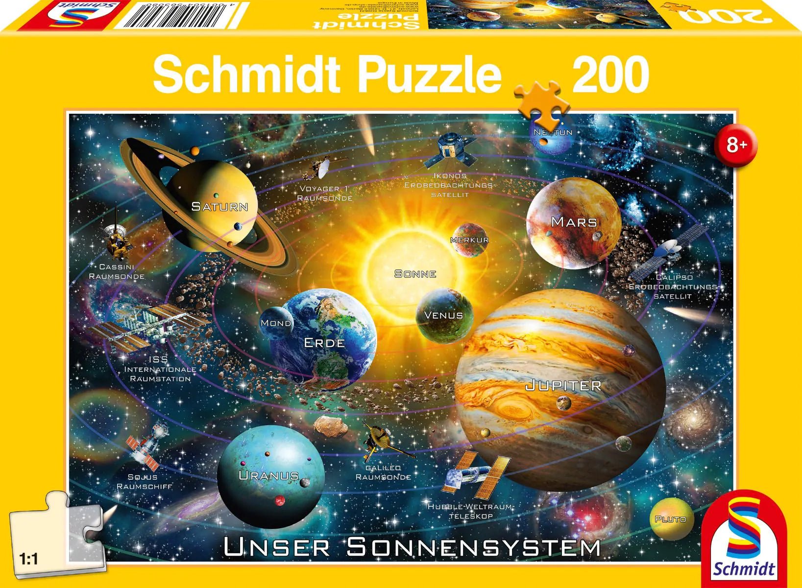 A Naprendszer Schmidt Spiele 200 darabos kirakó puzzle (SCH - 56308) - puzzlegarden