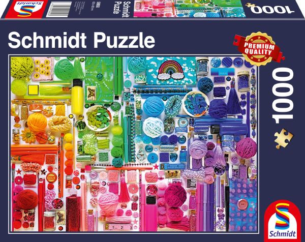 A Szivárvány Színei Schmidt Spiele 1000 darabos kirakó puzzle (SCH - 58958) - puzzlegarden