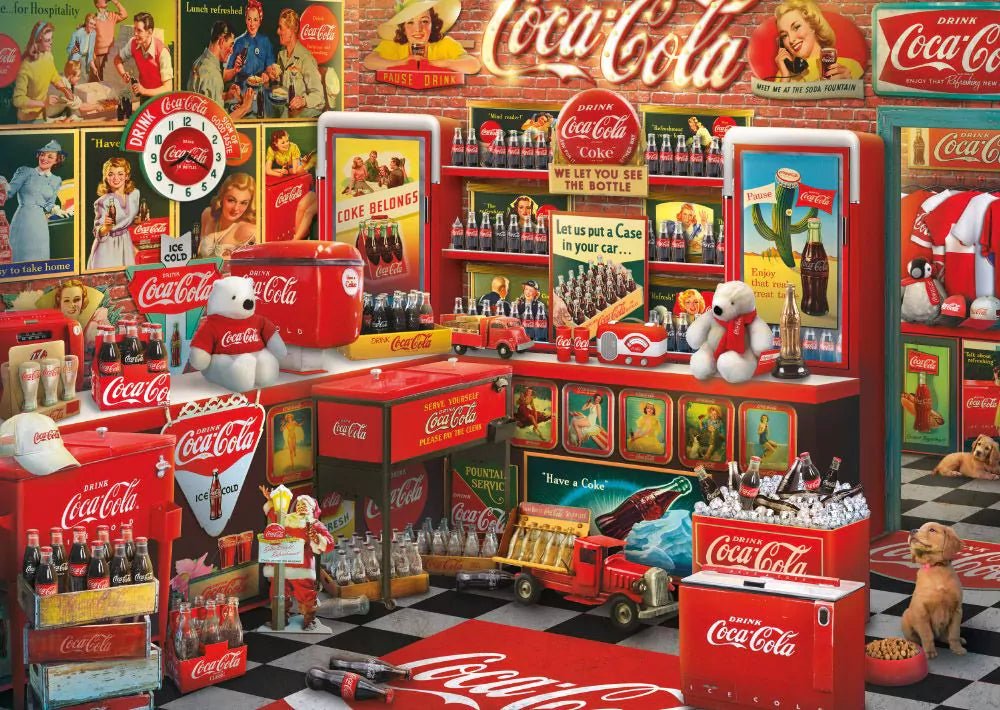 Coca - Cola Nosztalgia Kisbolt Schmidt Spiele 1000 darabos kirakó puzzle (SCH - 59915) - puzzlegarden