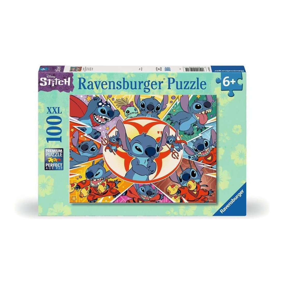 Rosszcsont Stitch Ravensburger 100 darabos kirakó puzzle (RA - 12001071) - puzzlegarden