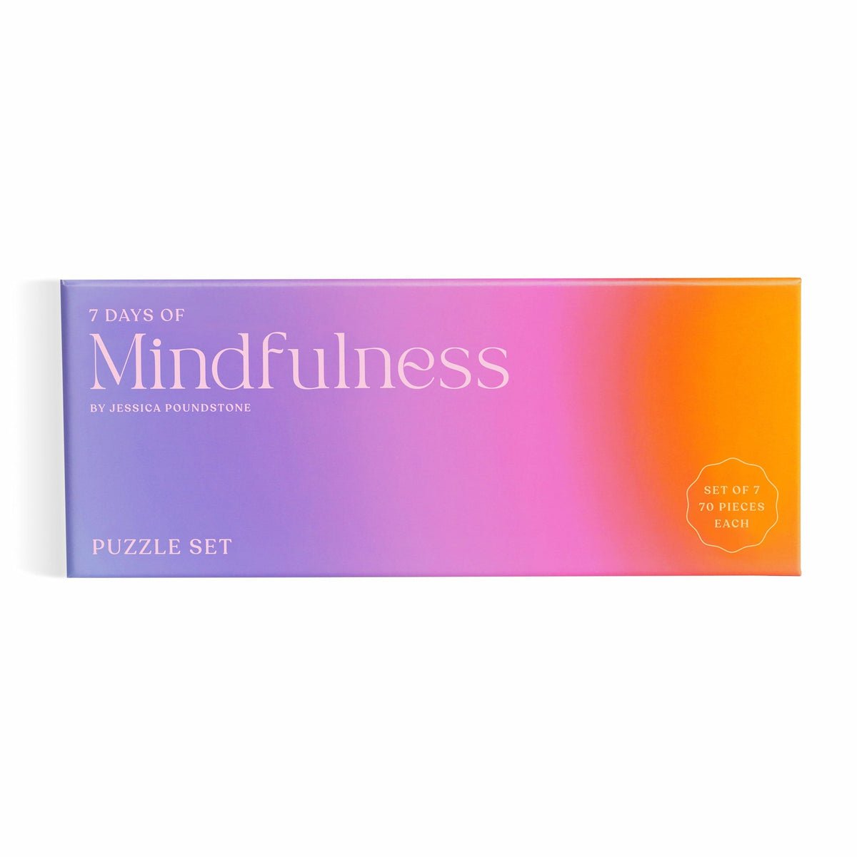 7 Days of Mindfulness Set - 7x70 Galison 70 darabos kirakó puzzle (GA - 9780735377943) - puzzlegarden