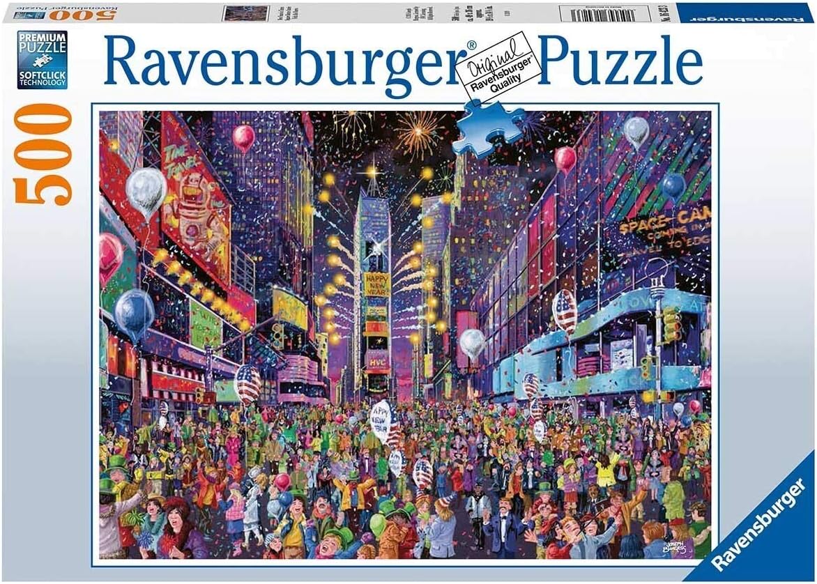 A Times Square Szilveszterkor Ravensburger 500 darabos kirakó puzzle (RA - 16423) - puzzlegarden
