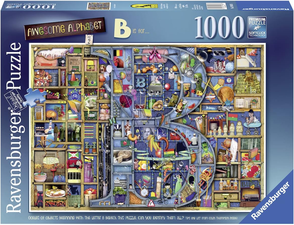 Awesome Alphabet B Ravensburger 1000 darabos kirakó puzzle (RA - 19828) - puzzlegarden