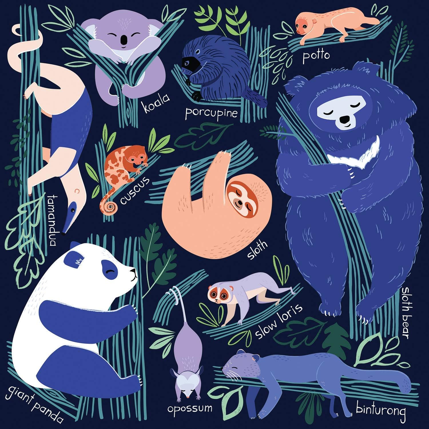 Cuki lustaságok Mudpuppy 500 darabos kirakó puzzle (GA - M052520S1) - puzzlegarden