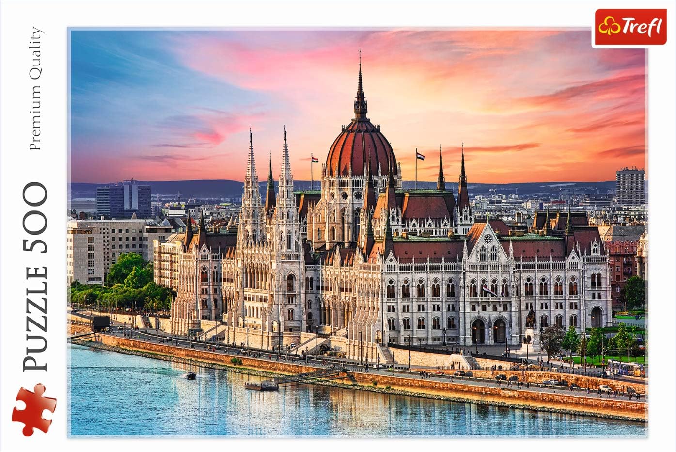Budapesti Parlament, Magyarország Trefl 500 darabos kirakó puzzle (TR - 37395) - puzzlegarden