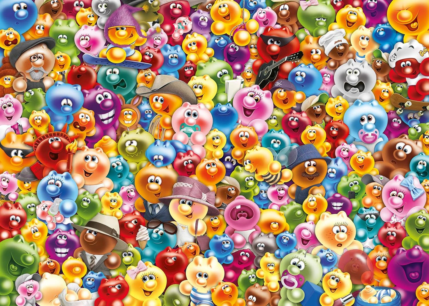 Challenge - Gelini - Zselémanók Ravensburger 1000 darabos kirakó puzzle (RA - 16469) - puzzlegarden