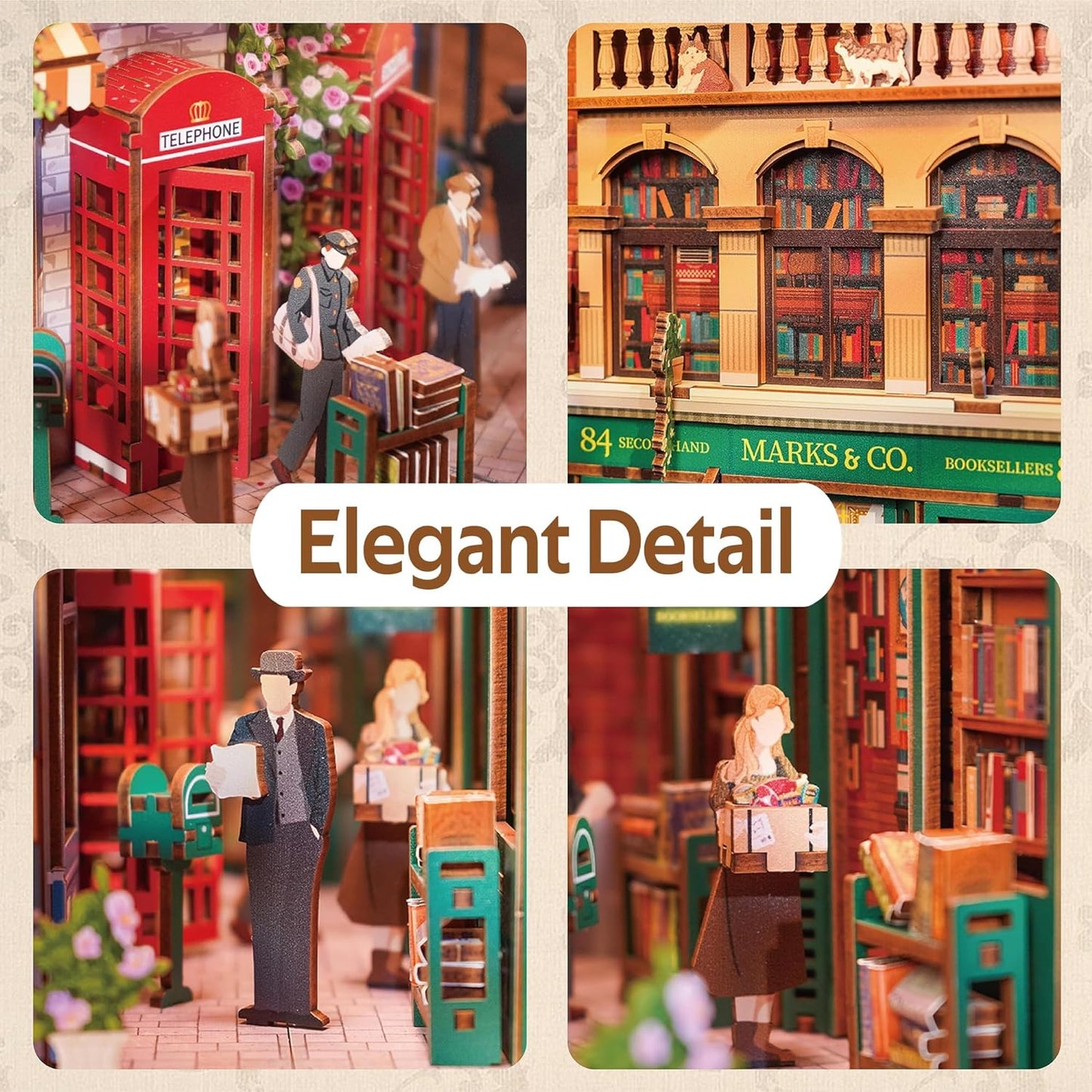 84 Charing Cross Road Könyvkuckó Tonecheer 178 darabos kirakó puzzle (TC - TQ114 6971683351144) - puzzlegarden