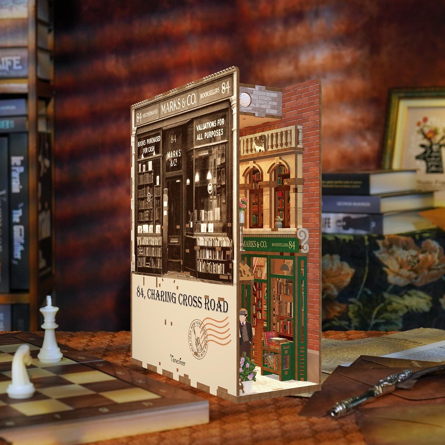 84 Charing Cross Road Könyvkuckó Tonecheer 178 darabos kirakó puzzle (TC - TQ114) - puzzlegarden