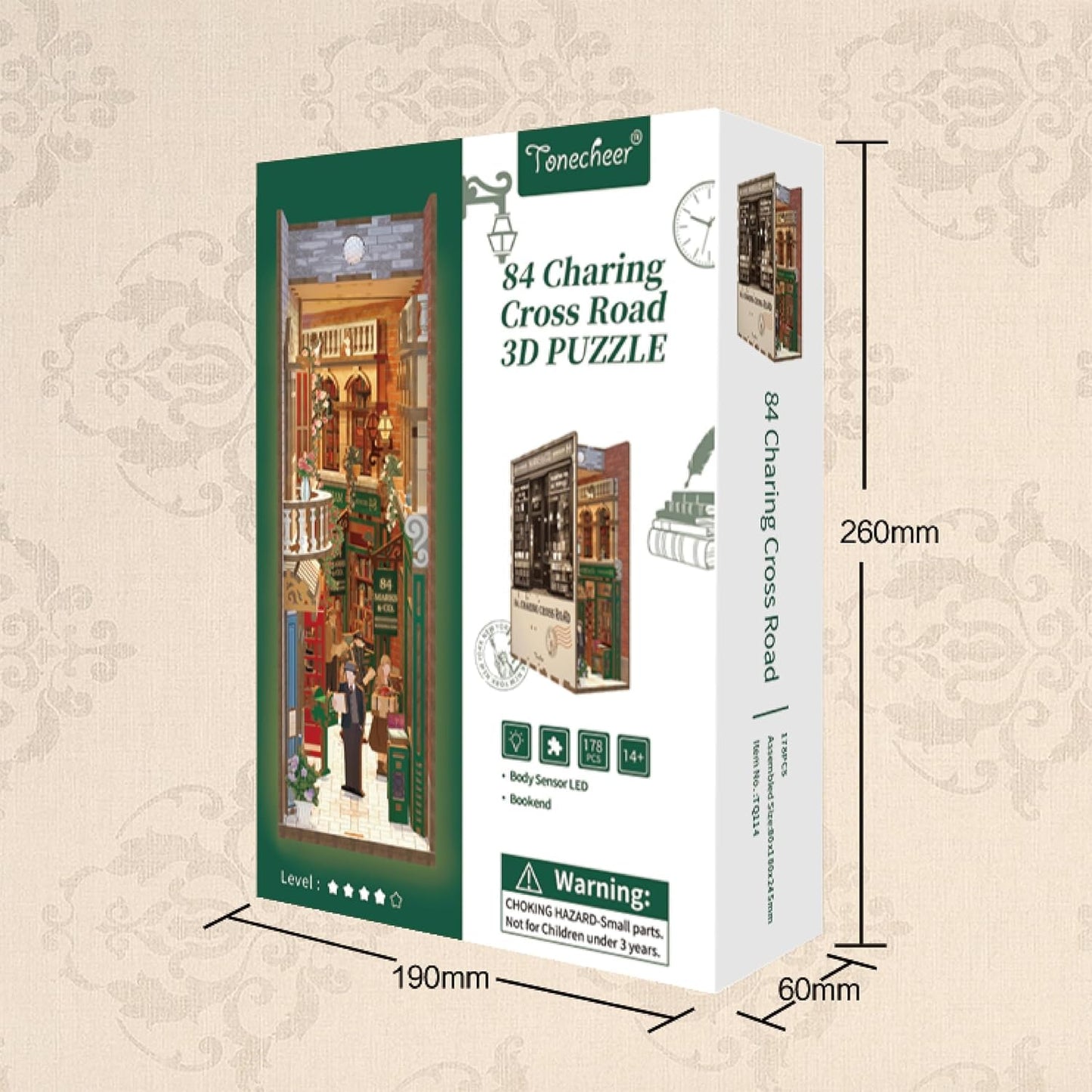 84 Charing Cross Road Könyvkuckó Tonecheer 178 darabos kirakó puzzle (TC - TQ114 6971683351144) - puzzlegarden