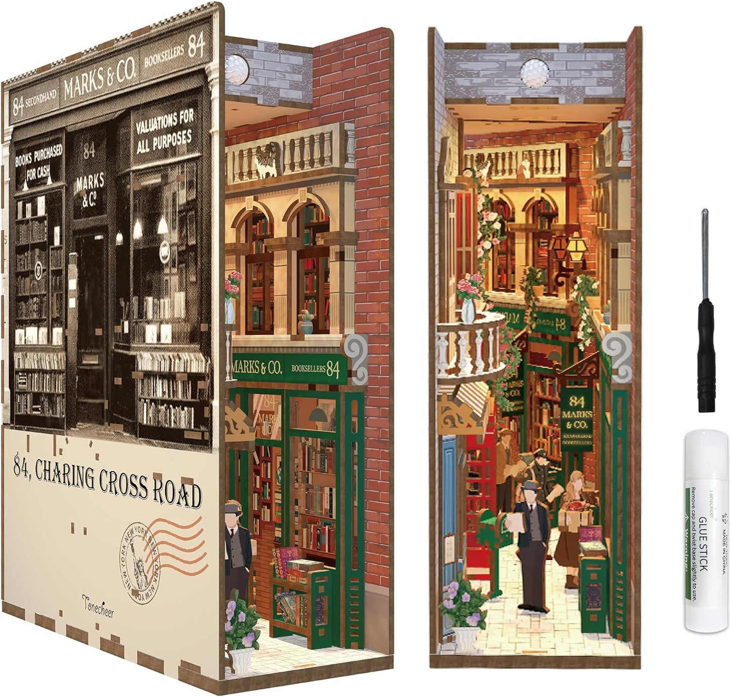 84 Charing Cross Road Könyvkuckó Tonecheer 178 darabos kirakó puzzle (TC - TQ114 6971683351144) - puzzlegarden