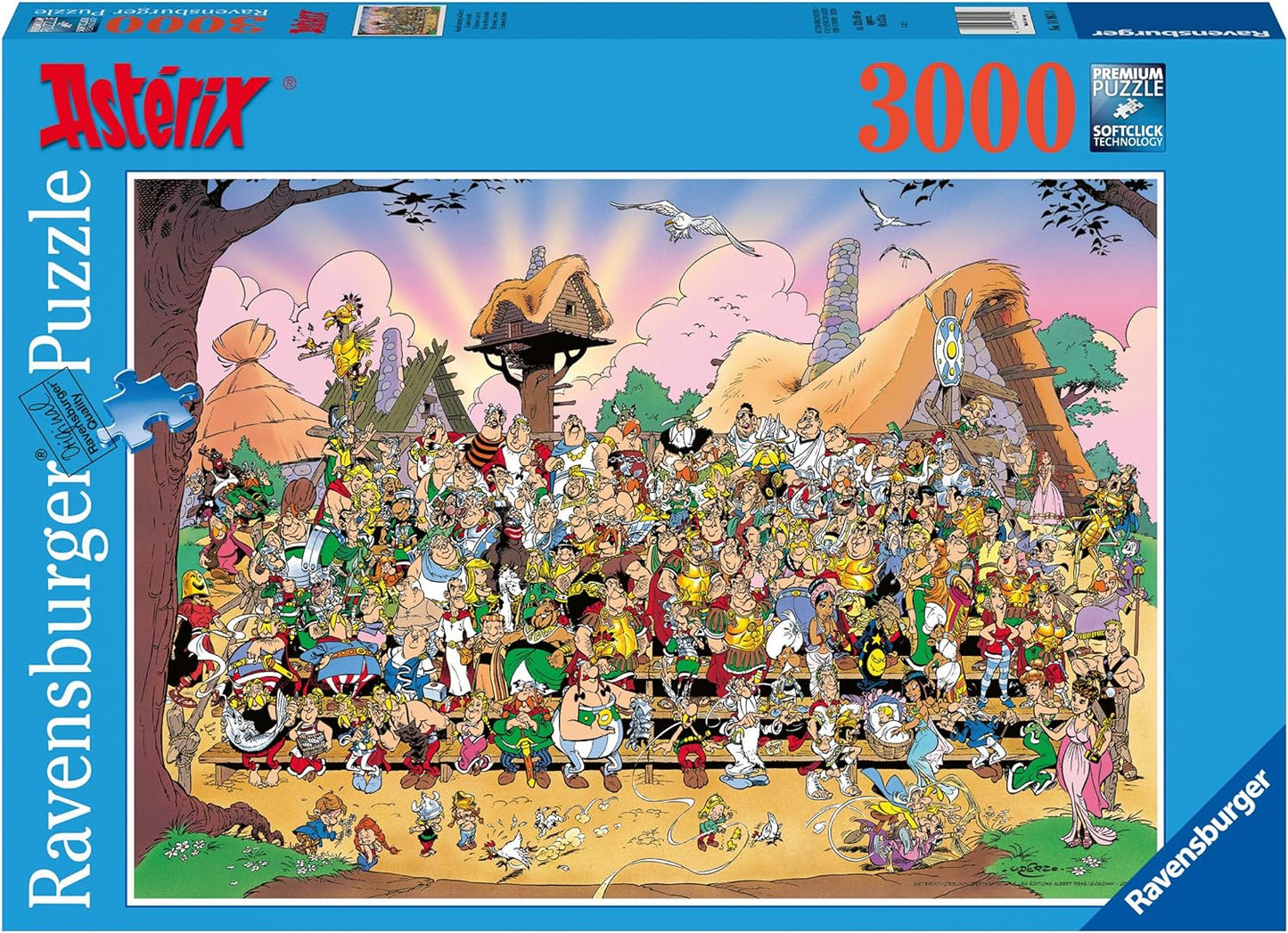 Asterix és Obelix szereplők Ravensburger 3000 darabos kirakó puzzle (RA - 14981) - puzzlegarden