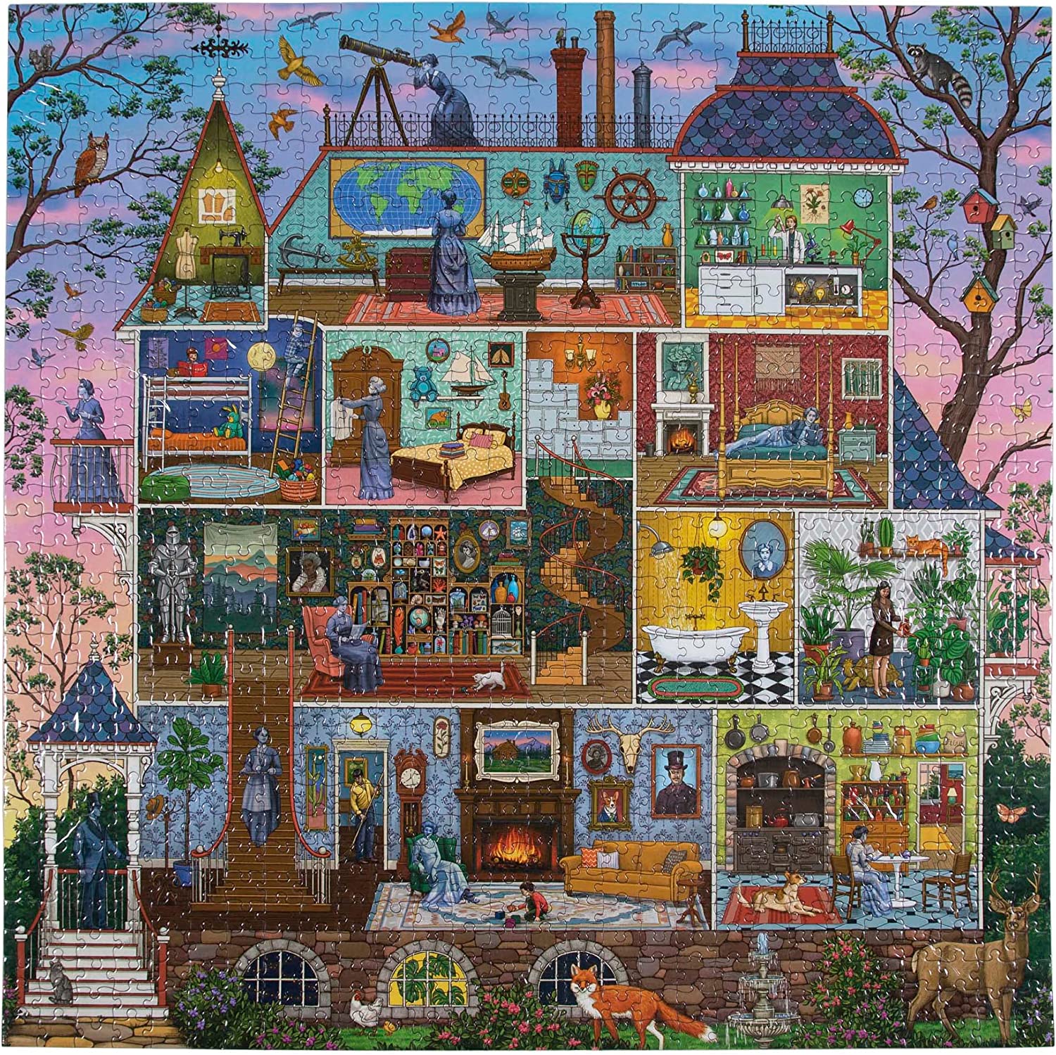 Az Alkimista Otthona Eeboo 1000 darabos kirakó puzzle (EB - PZTAST) - puzzlegarden