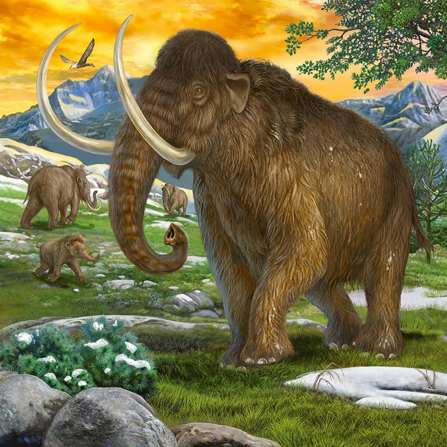 Az őskor urai - 3x49 Ravensburger 49 darabos kirakó puzzle (RA - 09358) - puzzlegarden