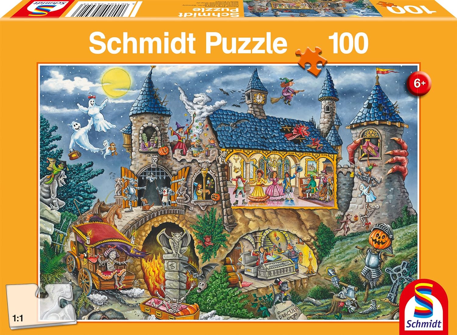 A kísértet kastély Schmidt Spiele 100 darabos kirakó puzzle (SCH - 56451) - puzzlegarden