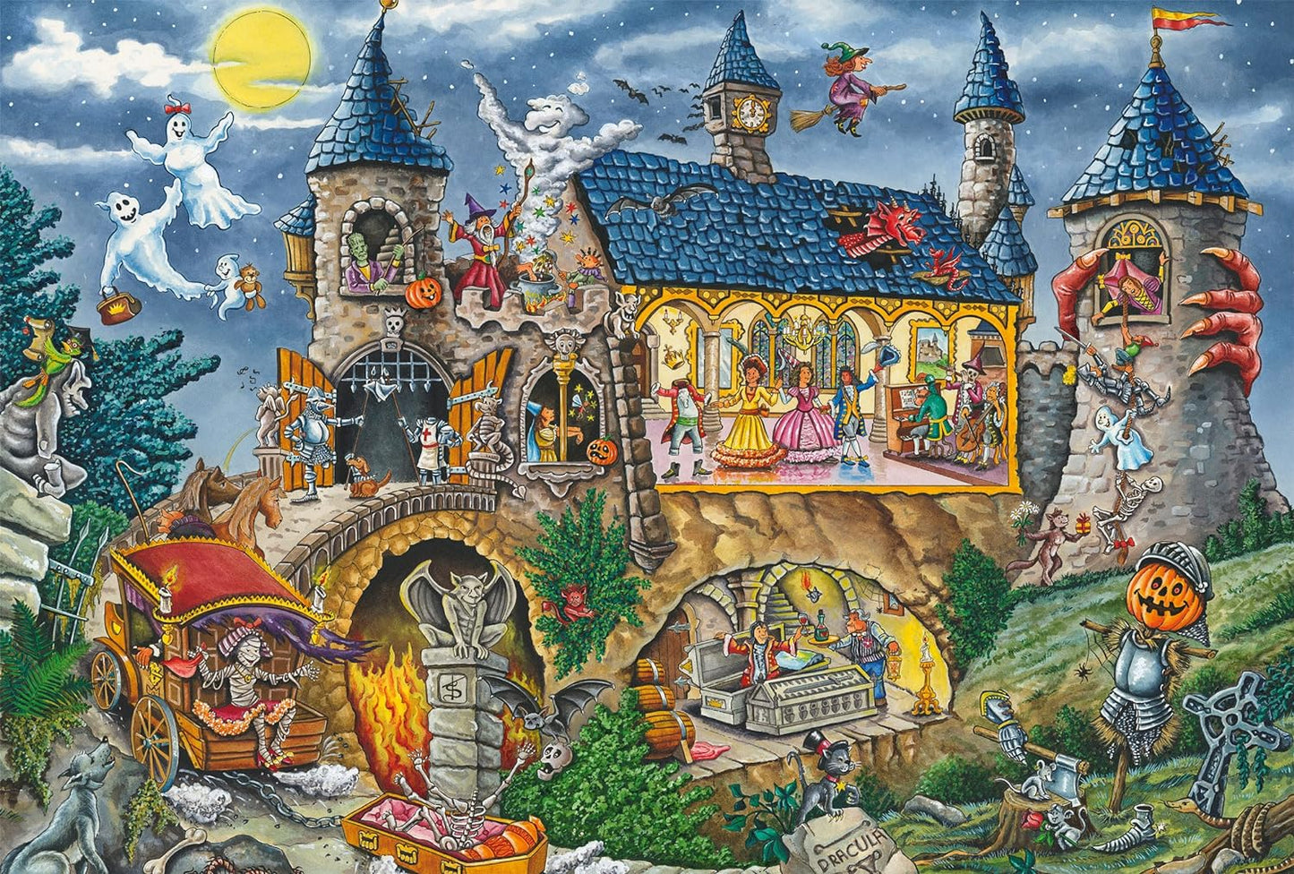 A kísértet kastély Schmidt Spiele 100 darabos kirakó puzzle (SCH - 56451) - puzzlegarden