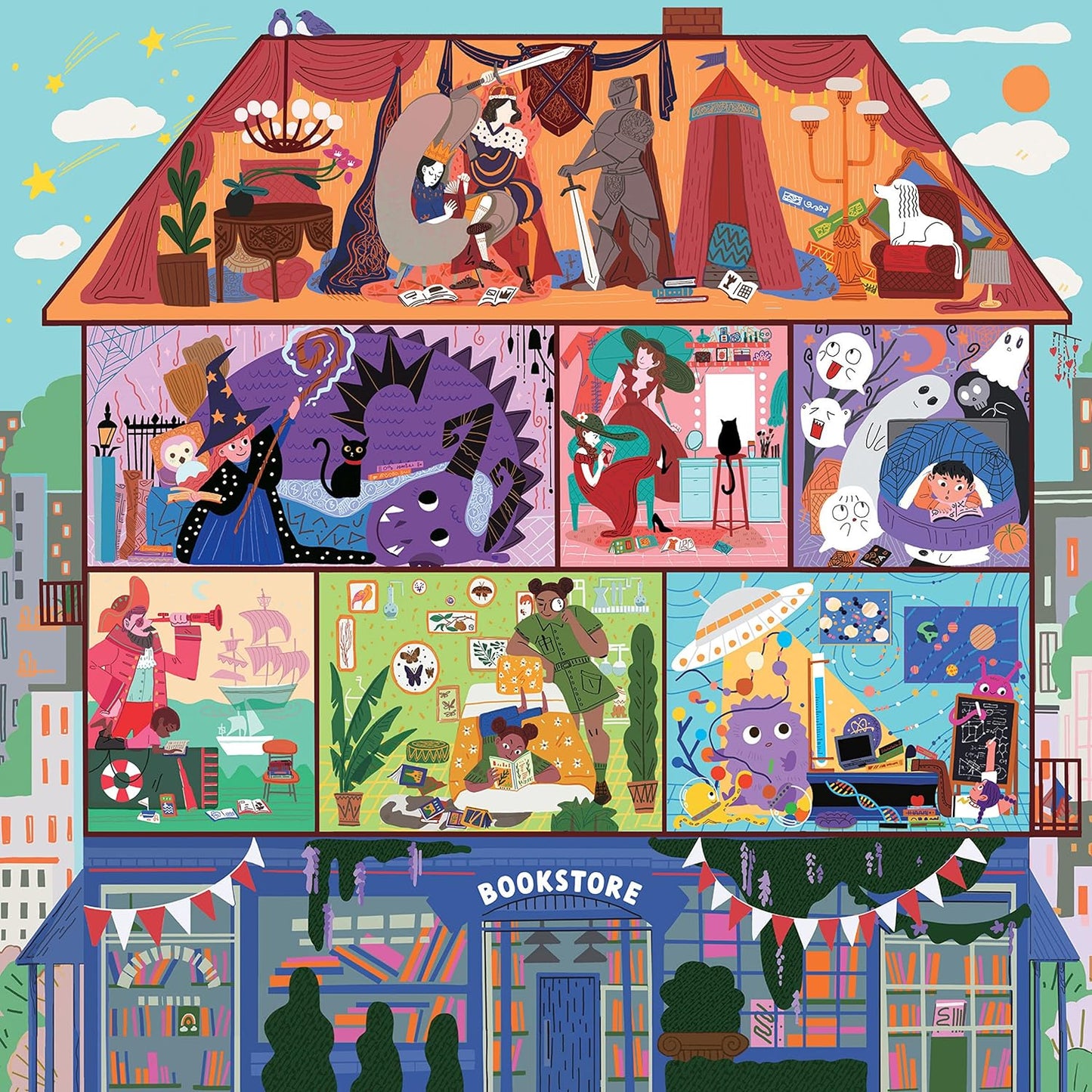 A mesék varázsa Mudpuppy 500 darabos kirakó puzzle (GA - M050922D1) - puzzlegarden