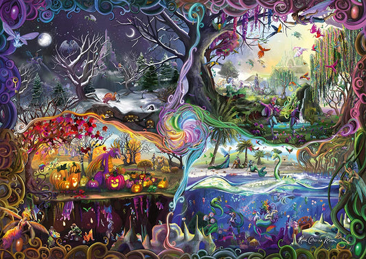 A négy birodalom kapuja Schmidt Spiele 1000 darabos kirakó puzzle (SCH - 57587) - puzzlegarden