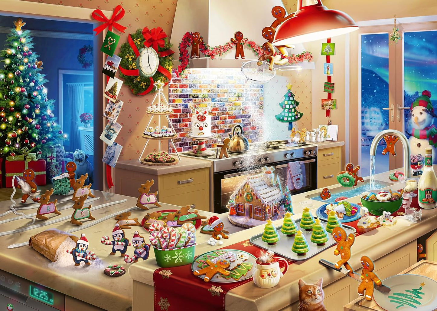Csintalan Mézeskalácsok Ravensburger 1000 darabos kirakó puzzle (RA - 12000718) - puzzlegarden