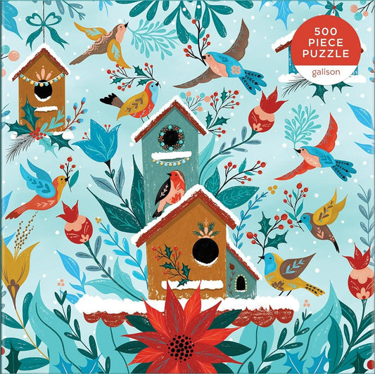 A Madáretető Galison 500 darabos kirakó puzzle (GA - M021822L) - puzzlegarden