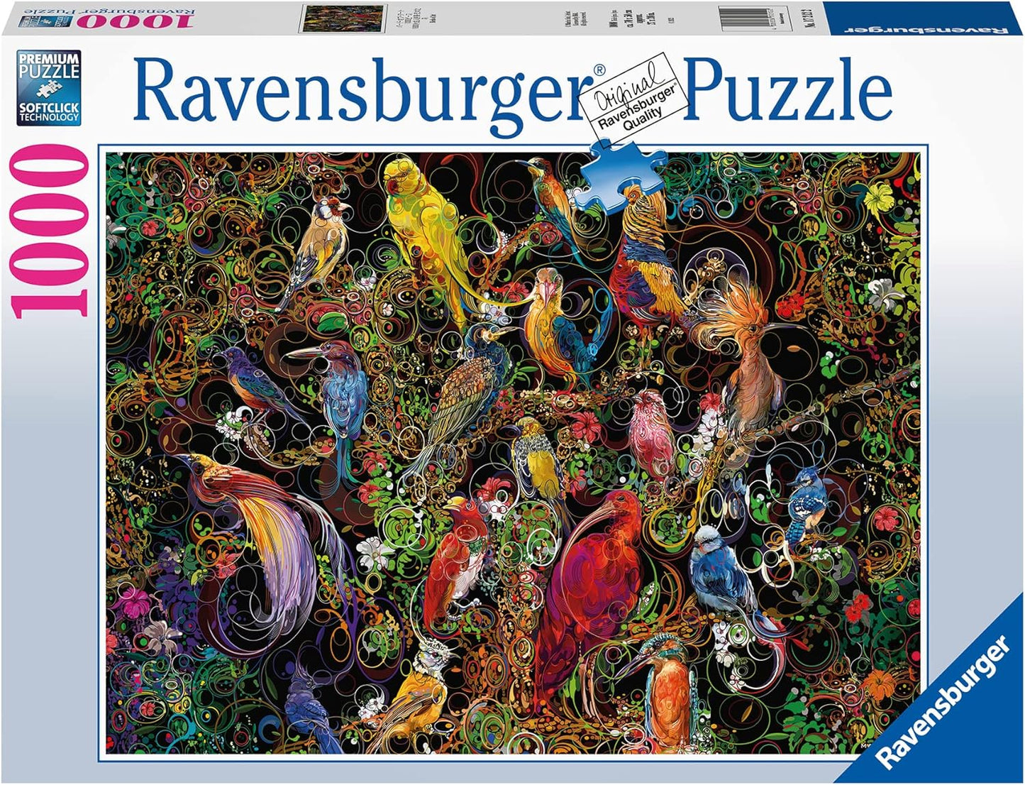 Birds of Art Ravensburger 1000 darabos kirakó puzzle (RA - 17212) - puzzlegarden
