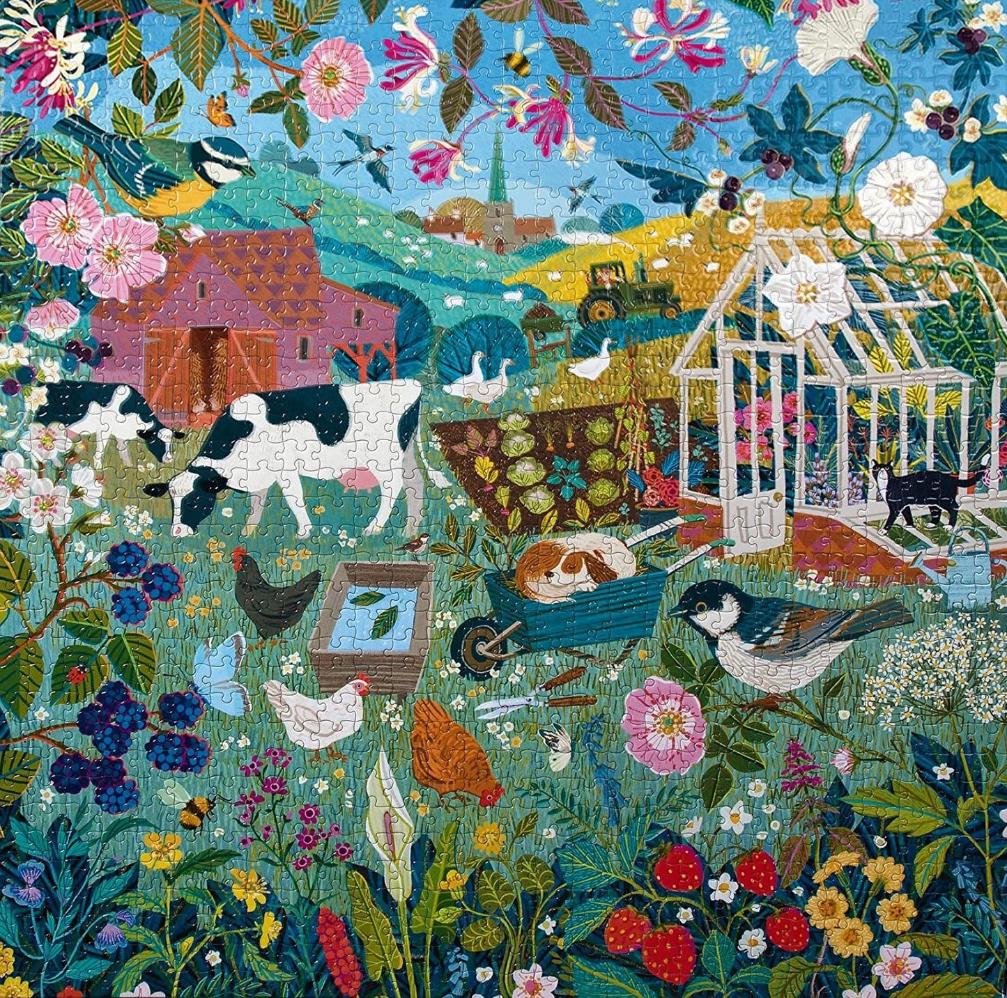 Az Angol Sövény Eeboo 1000 darabos kirakó puzzle (EB - PZTEHG) - puzzlegarden