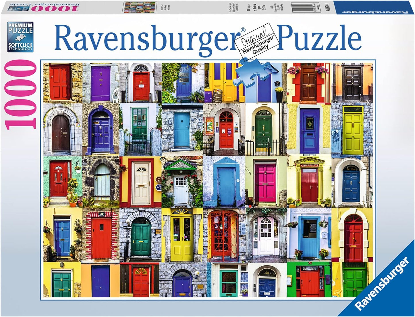 Ajtók Ravensburger 1000 darabos kirakó puzzle (RA - 19524) - puzzlegarden