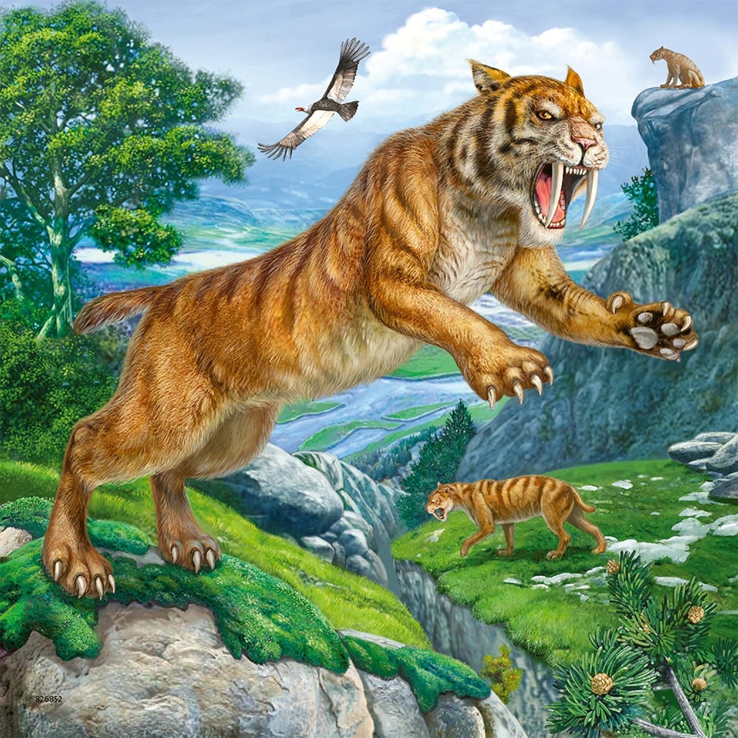 Az őskor urai - 3x49 Ravensburger 49 darabos kirakó puzzle (RA - 09358) - puzzlegarden