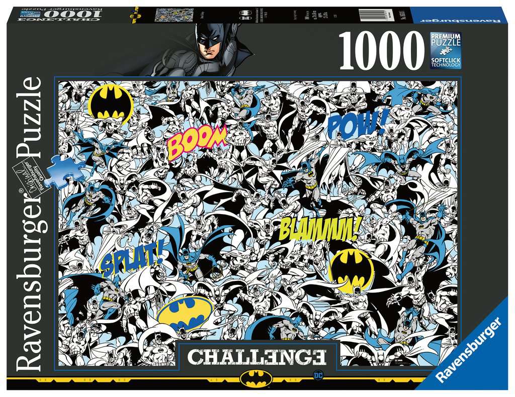 Challenge - DC Comics - Batman Ravensburger 1000 darabos kirakó puzzle (RA - 16513) - puzzlegarden