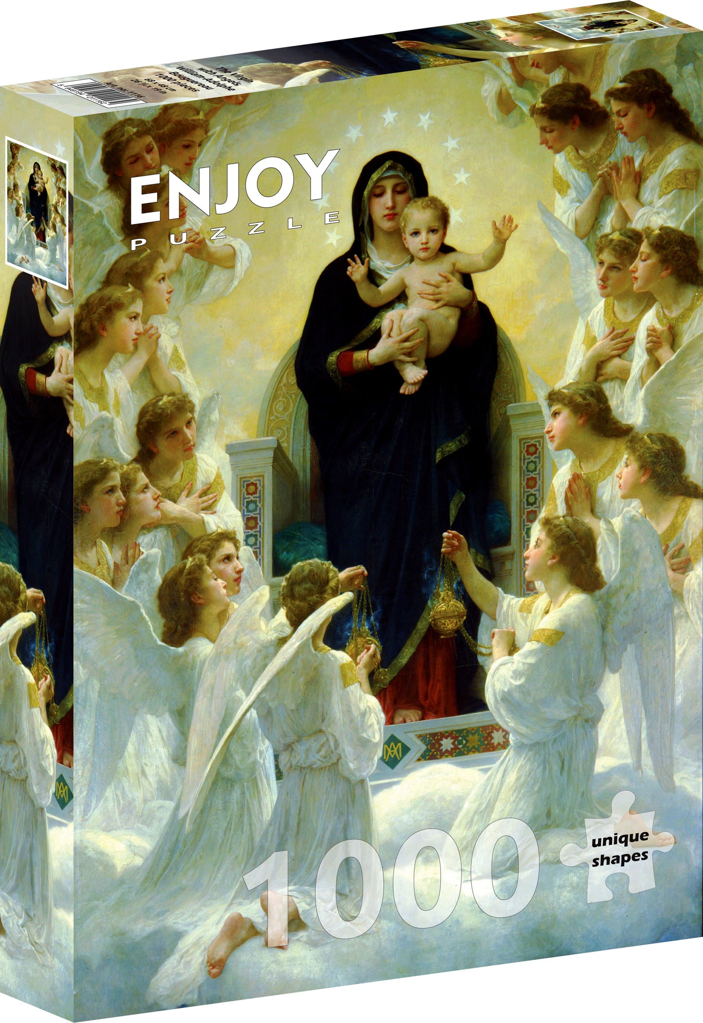 Bouguereau - Az Angyalok királynője Enjoy 1000 darabos kirakó puzzle (EN - 1116) - puzzlegarden