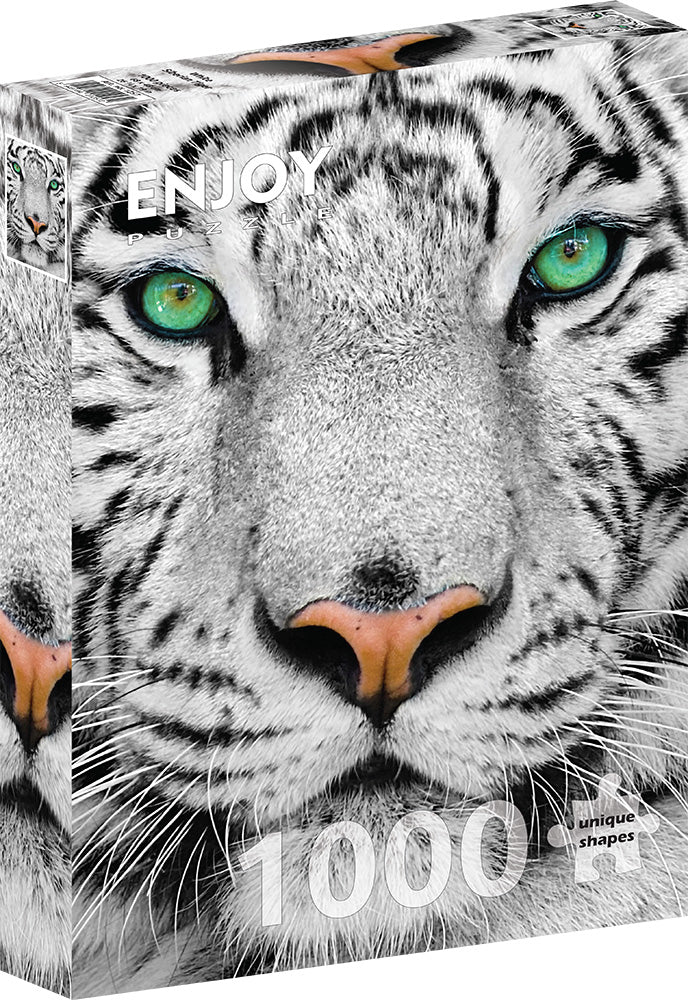 A Szibériai Fehér Tigris Enjoy 1000 darabos kirakó puzzle (EN - 1257) - puzzlegarden