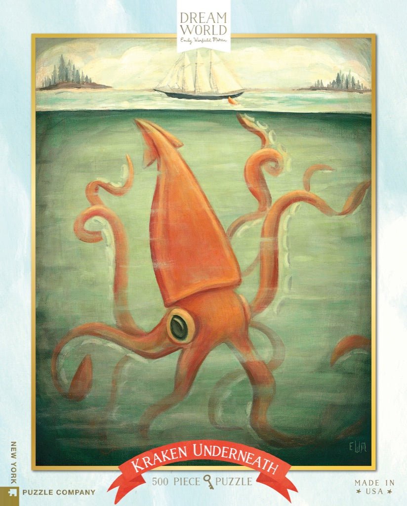 A Kraken New York Puzzle Company 500 darabos kirakó puzzle (NYPC - NPZEM1923) - puzzlegarden