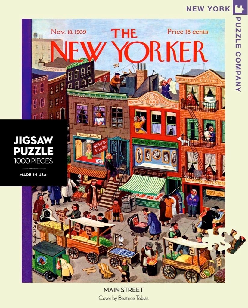 The New Yorker - A Főutca New York Puzzle Company 1000 darabos kirakó puzzle (NYPC - NY165) - puzzlegarden