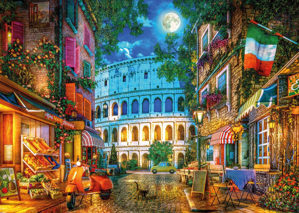 A Colosseum holdfényben Gibsons 1000 darabos kirakó puzzle (G - G6388) - puzzlegarden