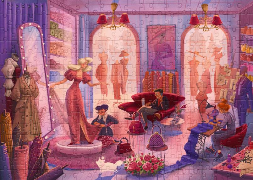 A Divatszalon Dodo 300 darabos kirakó puzzle (DO - 300601) - puzzlegarden